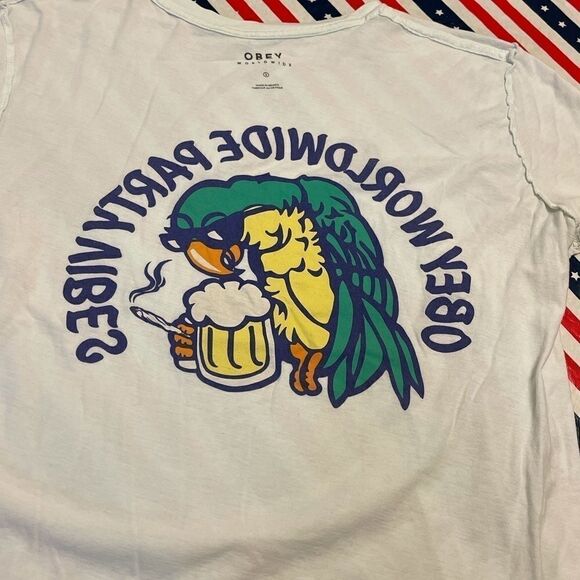 Obey Worldwide Inside Out Party Vibes Parrot - Picture 1 of 9